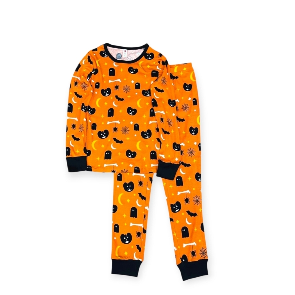 Womens Halloween Pajamas - Orange and Black